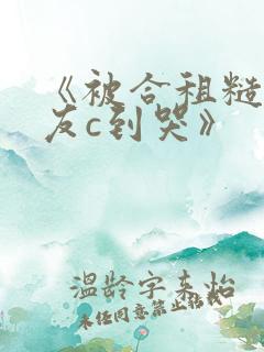 《被合租糙汉室友c到哭》