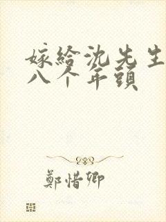 嫁给沈先生的第八个年头