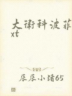 大卫科波菲尔txt