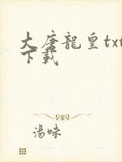 大唐龙皇txt下载
