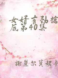 女婿有劲枪枪到底第40集