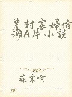 农村寡妇偷人高潮A片小说