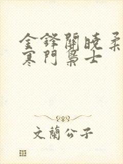 金锋关晓柔小说寒门枭士