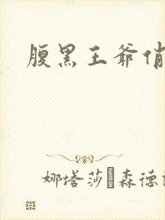 腹黑王爷俏医妃