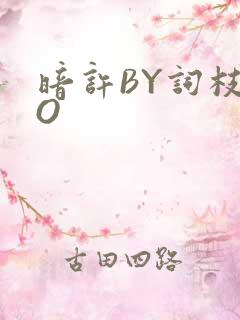 暗许BY词枝PO