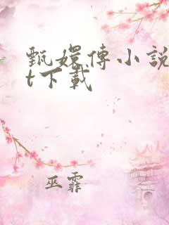 甄嬛传小说txt下载