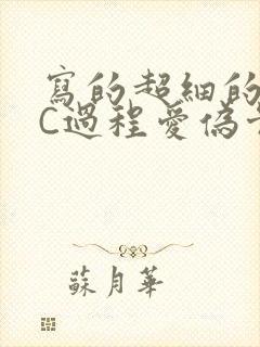 写的超细的多肉C过程爱伪骨科