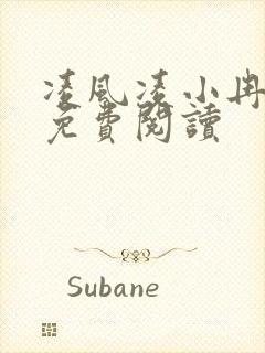 凌风凌小冉全文免费阅读