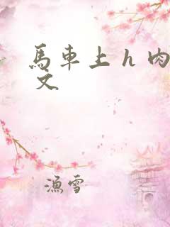 马车上 h 肉 文