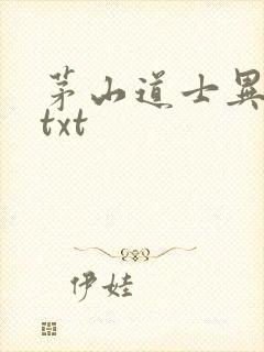 茅山道士异界游txt