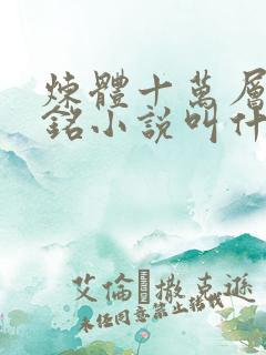 炼体十万层轩辕铭小说叫什么