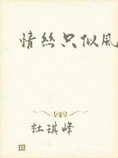 情丝只似风前絮