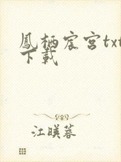 凤栖宸宫txt下载