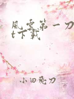 风云第一刀txt下载