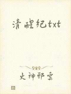 清醒纪txt