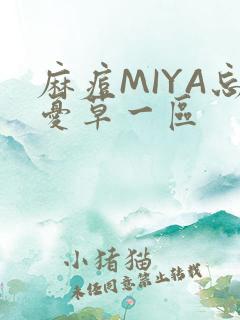 麻痘MIYA忘忧草一区