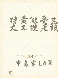 特黄做受又粗又大又硬老头