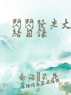 闪闪发光大团圆结目录