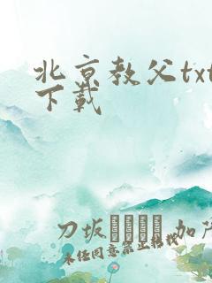 北京教父txt下载