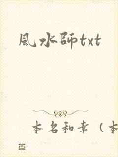 风水师txt