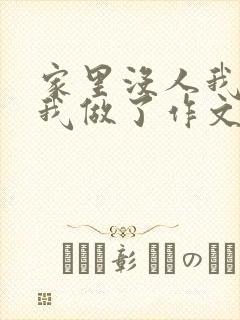 家里没人我哥把我做了作文