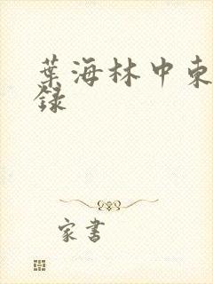 叶海林中东风云录