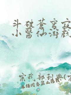 斗破苍穹寂寞的小医仙游戏世界