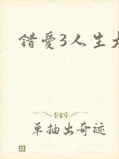 错爱3人生大事