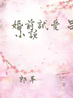 婚前试爱 吕颜 小说