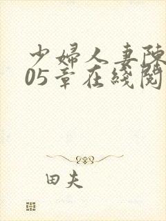 少妇人妻陈艳105章在线阅读