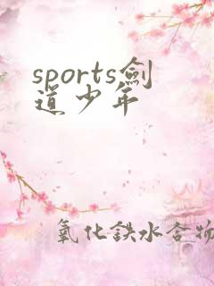 sports剑道少年