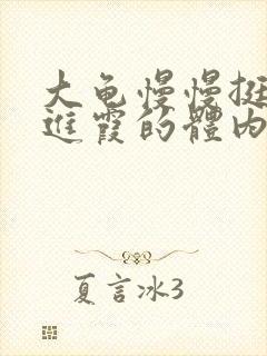 大龟慢慢挺进王进霞的体内