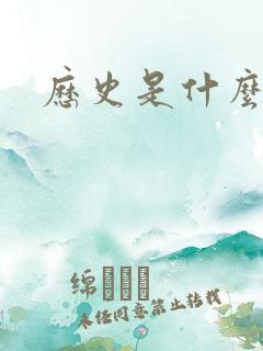 历史是什么玩意