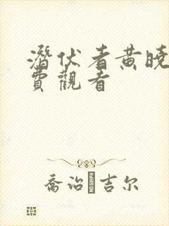 潜伏者黄晓明免费观看