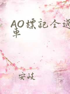 AO标记全过程车