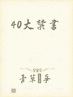40大禁书