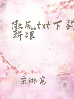 傲风txt下载新浪