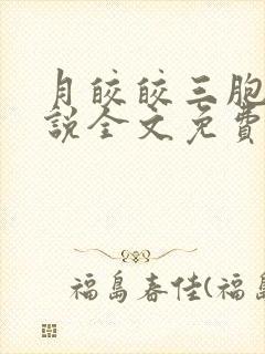 月皎皎三胞胎小说全文免费阅读