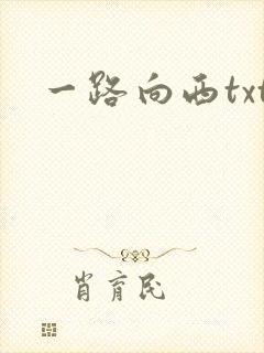 一路向西txt