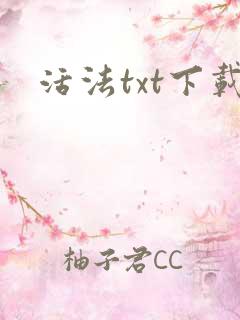 活法txt下载
