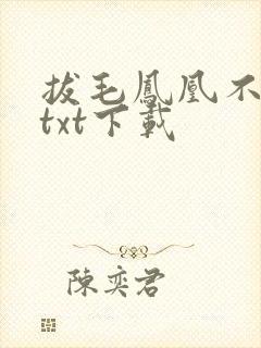 拔毛凤凰不如鸡txt下载