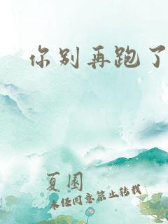 你别再跑了po