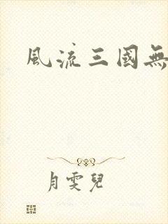 风流三国无弹窗