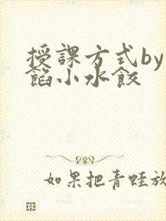 授课方式by肉馅小水饺