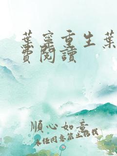 叶宁重生叶宁免费阅读