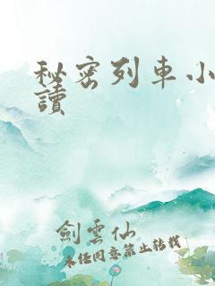 秘密列车小说阅读