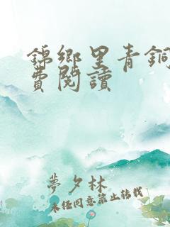 锦乡里青铜穗免费阅读