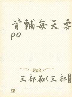 首辅每天要不够po