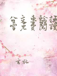 公交车轮换C程雪免费阅读