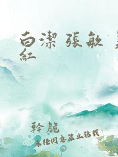 白洁 张敏 美红